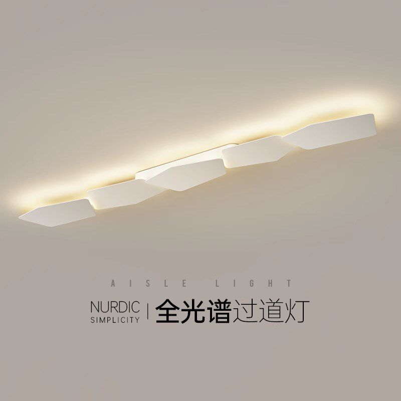 全光谱创意过道灯led吸顶灯简约长条客厅灯卧室玄关灯走廊阳台灯