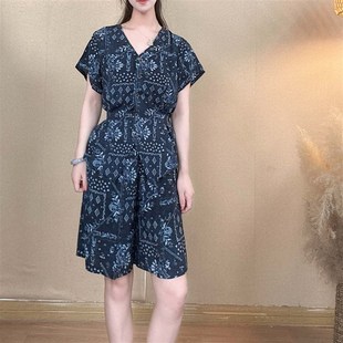 短袖 透气大码 短裤 休闲宽松薄款 家居服套装 衣羊羊棉绸睡衣女夏季