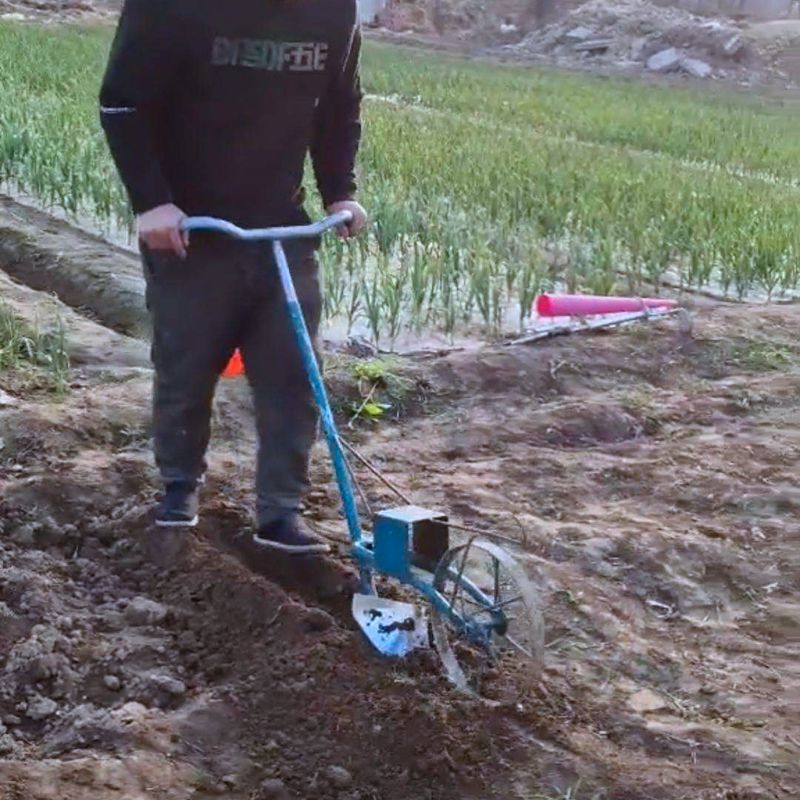 挖沟翻土神器挖地开沟机小型家用农具耕地机培P土机耕田农用犁农