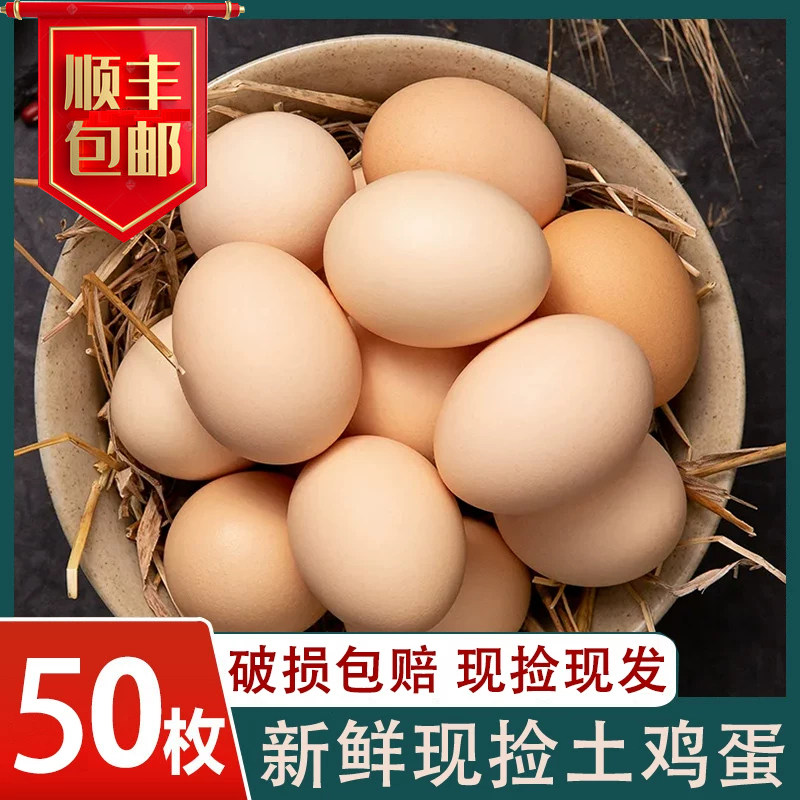 现捡现发新鲜鸡蛋农家散养土鸡蛋