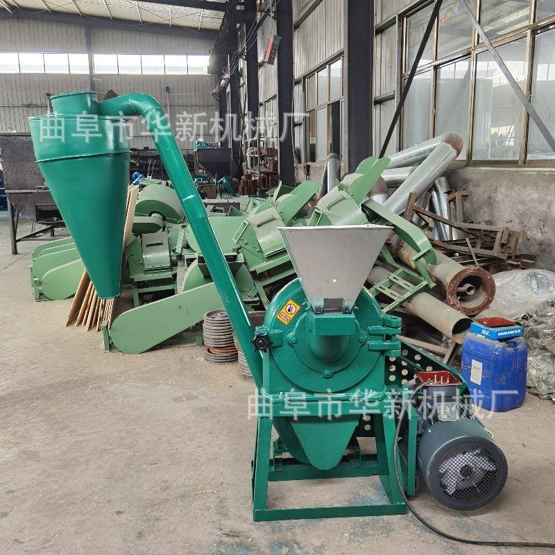 源头厂齿盘式膨化玉米粉碎机500型新型材料粉碎机石膏钙粉磨粉机