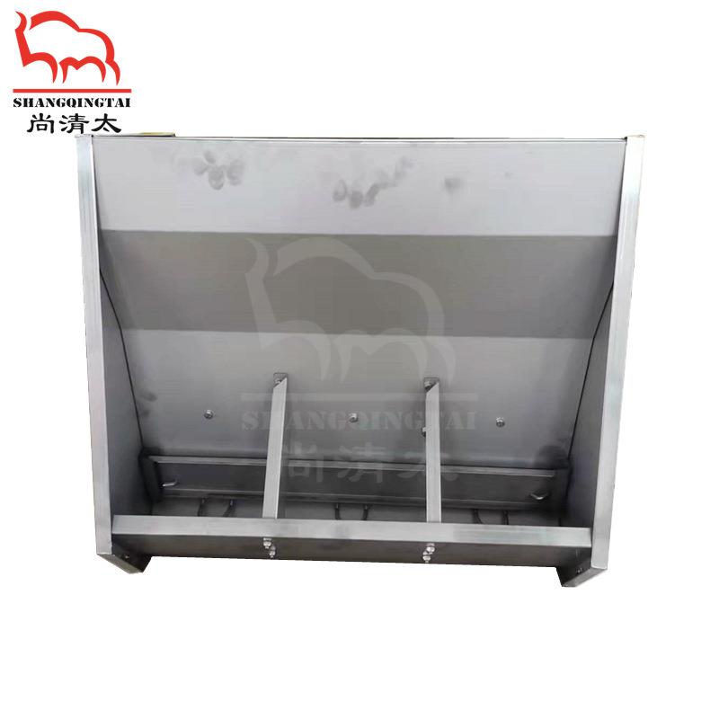 保育食槽304不锈钢双面6孔料槽断奶猪喂食器畜牧养殖设备