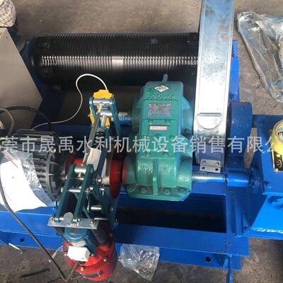 广东惠州QPQ单吊点双吊点5吨固定卷扬式启闭机带手摇箱水闸泵站