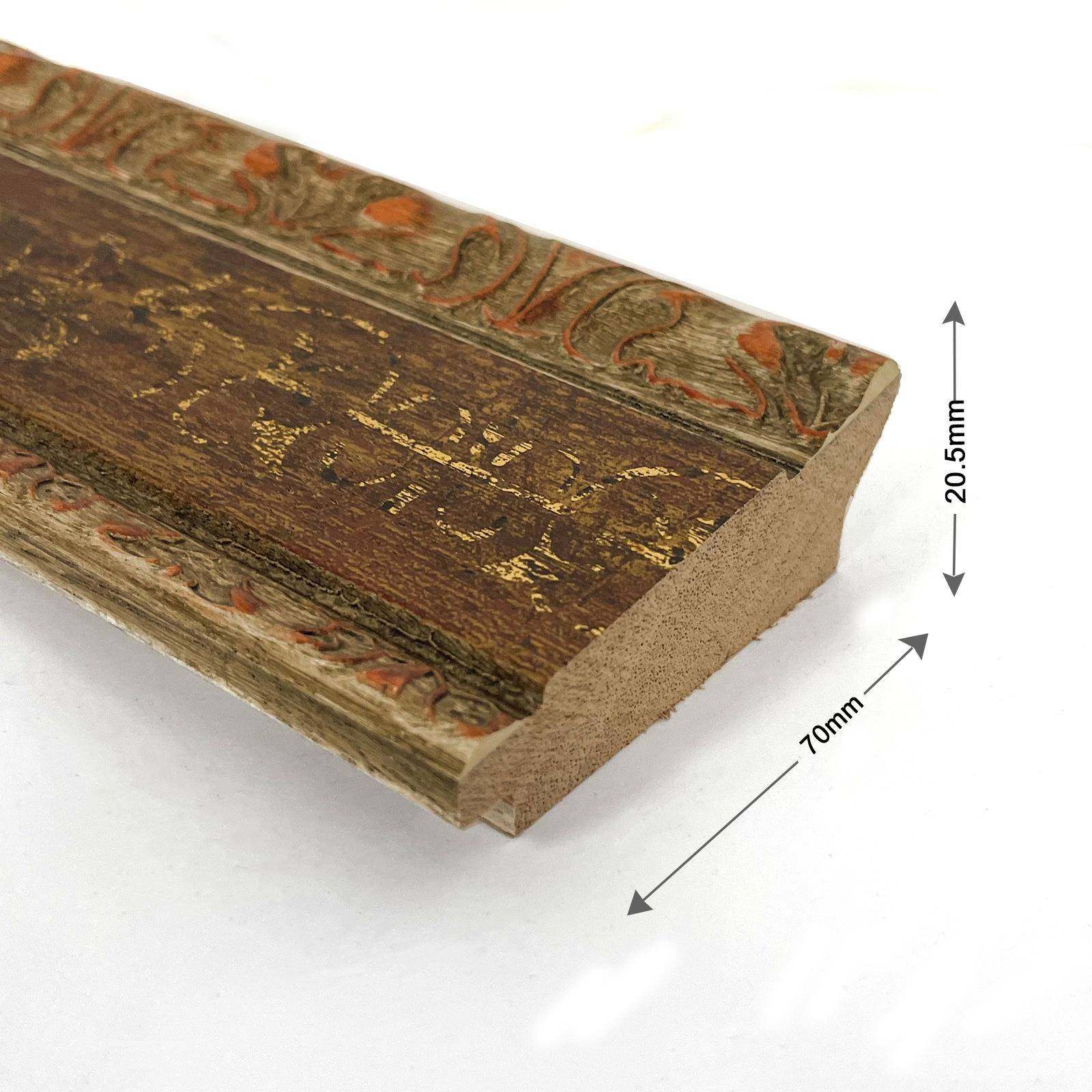 复画古欧实木框装裱画外框挂墙相框装式油G12298-3饰空框外内框大