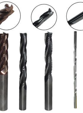 三刃粗齿铣刀开螺榫刀四刃旋铣刀双单刃开料开槽QVI榫头头