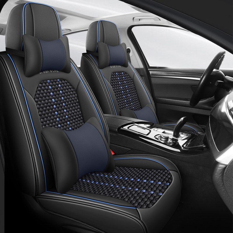 24年汽车坐垫夏季透气坐套冰丝座垫F四季通用车座套全包小车座椅