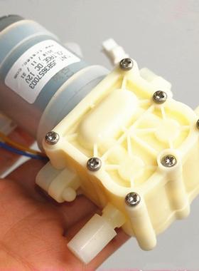 555自吸213泵增压泵24VR净水机隔膜泵O膜脑水冷12V分2口饮水机电