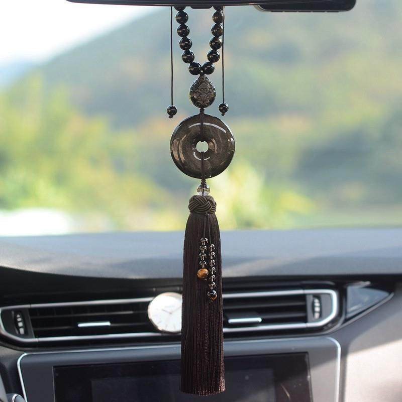 黑气曜平安扣汽车挂10795件金曜石男士大石车内吊饰意车载后视镜,汽车用品/电子/清洗/改装,车挂,淘宝优惠券,粉丝福利购,淘宝优惠卷