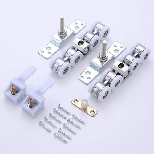 静音加厚吊轮推拉尼门移门木门滑轮金重型吊81263承轮锌合高级重