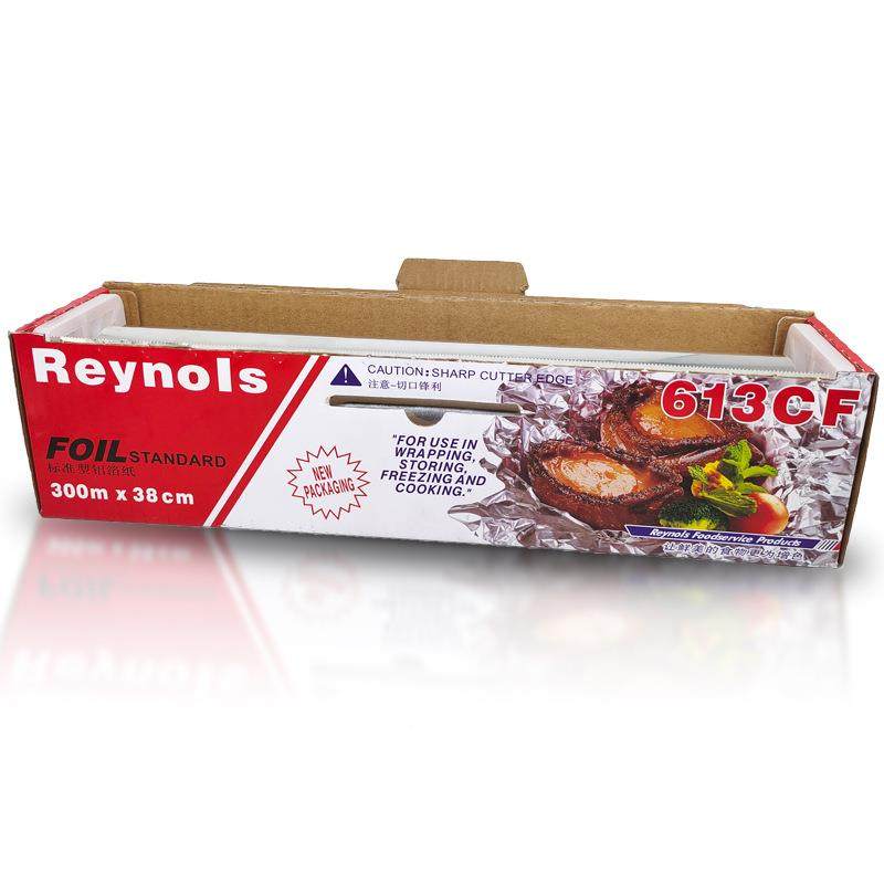 雷滋锡纸加厚食大品级渃卷耐高烧温商用铝箔613/614/纸烤箱空气炸