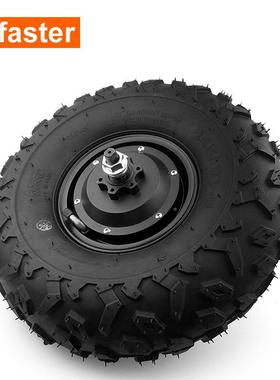 全地形电动独轮车电机车轮野轮寸胎适用于14.越英低速FLD14.55电