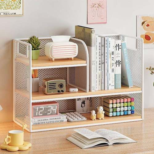 书立桌面小层架置物架收纳桌家用多层小型书架架文件整理架分厂家