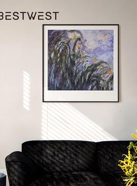 博西家居仿景油画厅装画玄关客沙饰BXSM24-0发背墙挂画墙饰法式艺