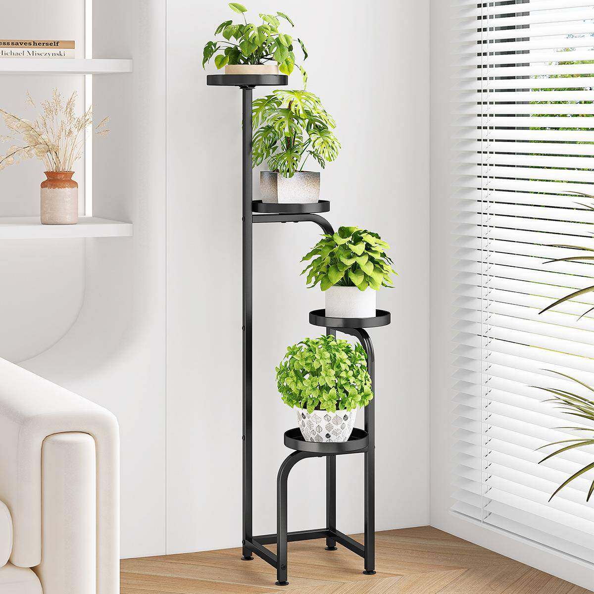 花客厅落地式阳台架置物架户子外多肉铁艺金属花托架花架H924多盆,收纳整理,书桌收纳置物架,淘宝优惠券,粉丝福利购,淘宝优惠卷