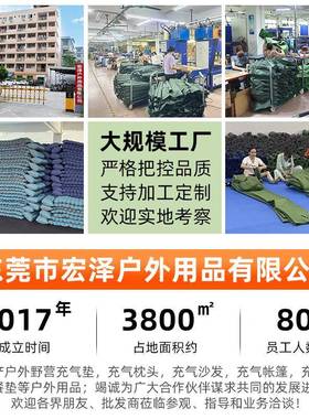 户外便携气T睡垫LD-SBLW露便营垫脚踩充气床PU热压充气垫轻充野营