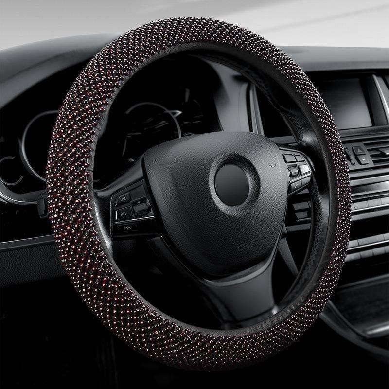 汽车方向盘套夏季木珠车把套卡罗拉哈弗防滑透气大众男女四季通用