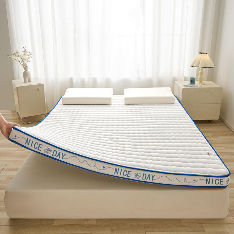 新款亲肤透气乳胶海绵床垫家用可折叠榻榻米床垫学生宿舍单人床垫