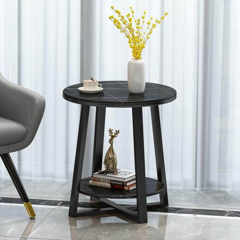 轻奢边几岩板角几酒店客厅沙发阳台小茶几床头边柜洽谈小圆桌极简,电子元器件市场,其它元器件,淘宝优惠券,粉丝福利购,淘宝优惠卷