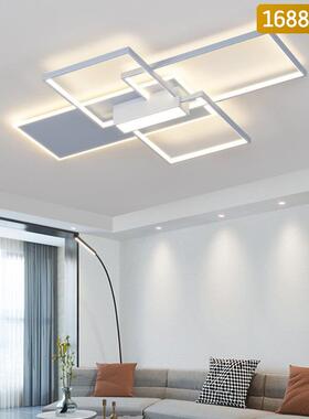 【严选】主灯极简风灰色系LED吸顶灯现代大气艺术圆形卧室书房灯