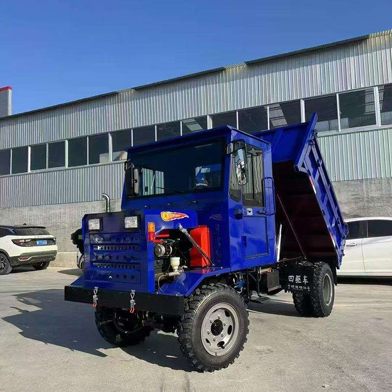 厂家供应四不像工程液压自卸小型运输车四驱爬山王毛竹农用运输车