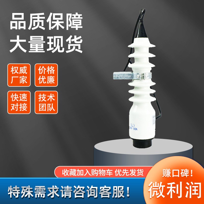 喷射式熔断器PRW-12/100跌落式封闭型保险操纵杆拉闸10kv户外令克