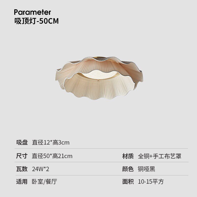 遇灯灯饰厂欧式创意纯铜花朵客厅吊灯复古简约奶油风卧室挂饰装饰