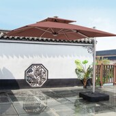 户外遮阳伞庭院伞别墅大太阳伞摆摊花园商用户外伞露台室外罗马伞