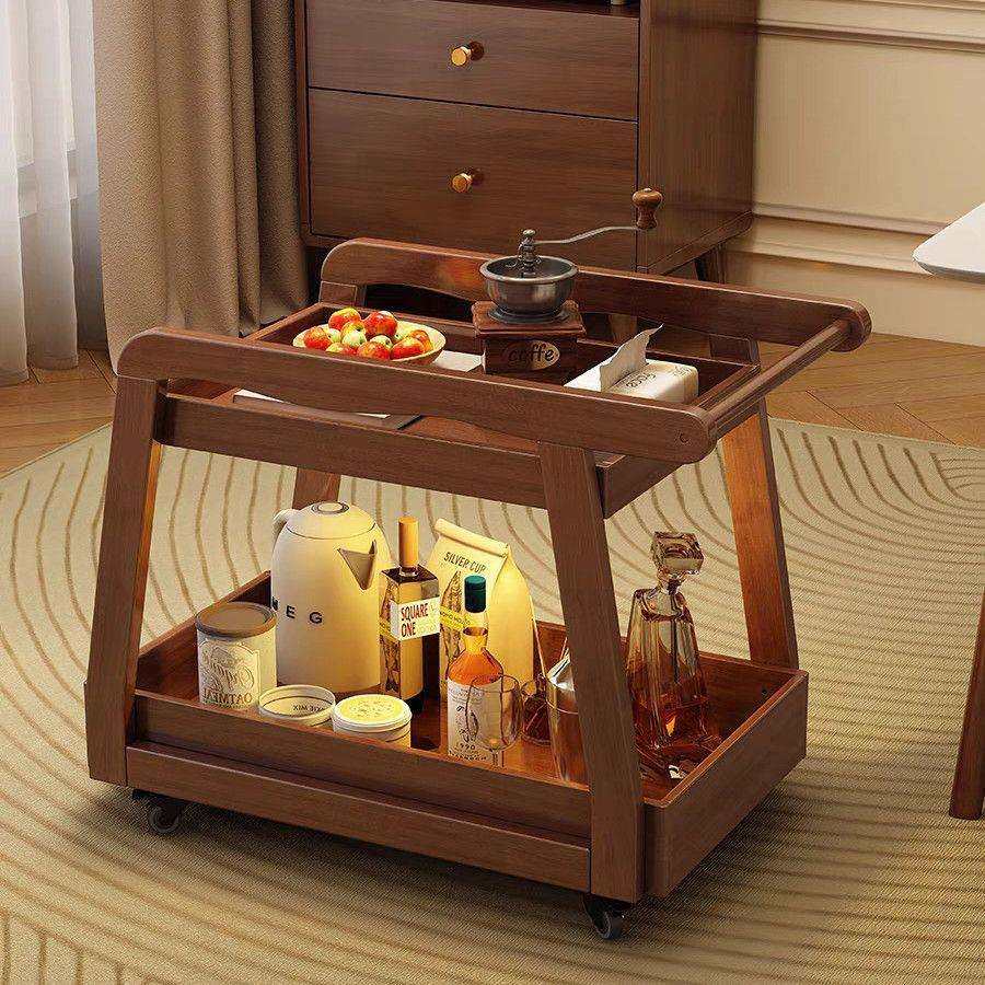 全实木边几可移动小茶桌家用小推车客厅沙发侧边柜阳台卧室置物架,鲜花速递/花卉仿真/绿植园艺,割草机/草坪机,淘宝优惠券,粉丝福利购,淘宝优惠卷