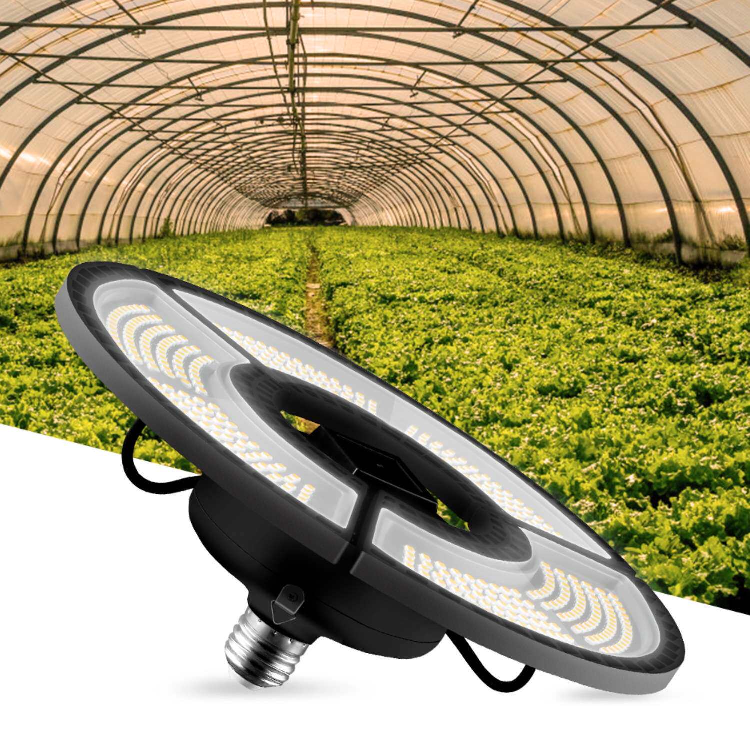 LED植物灯全光谱变形折叠多肉育苗植物补光灯大棚温室植物生长灯