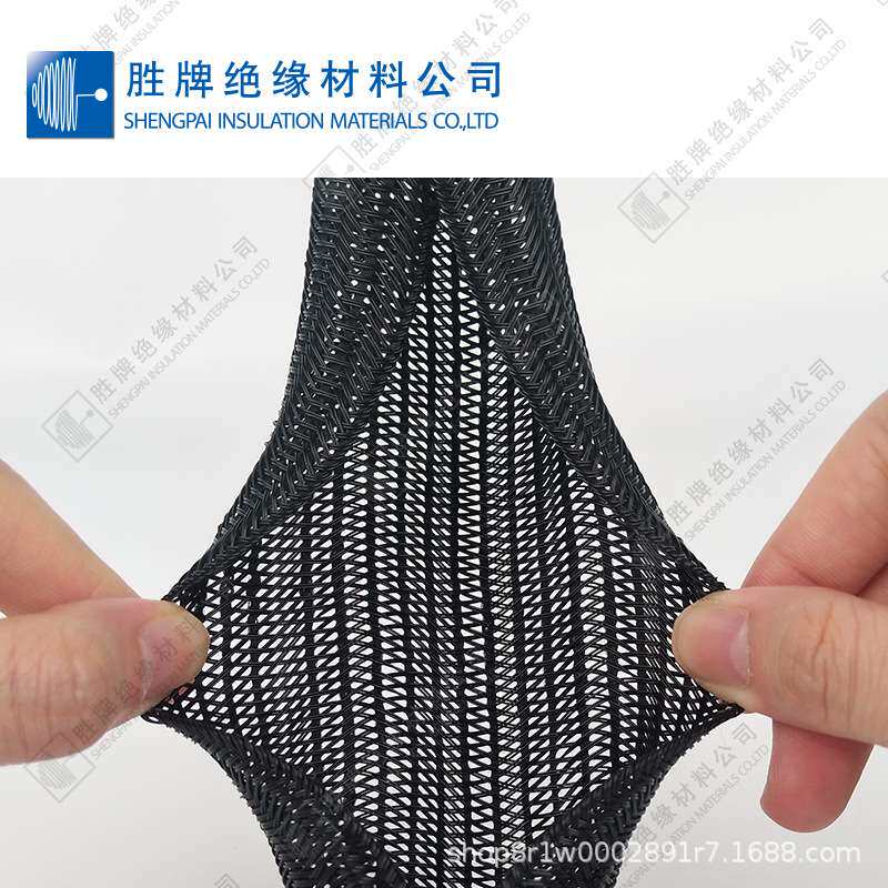 阻燃自卷式编织套管尼龙材质耐磨性散热性伸缩性编织管家电线保护