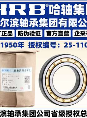 HRB 哈尔滨轴承 NU NJ NUP 2219 2220 2222 2224 EM M E 圆柱滚子