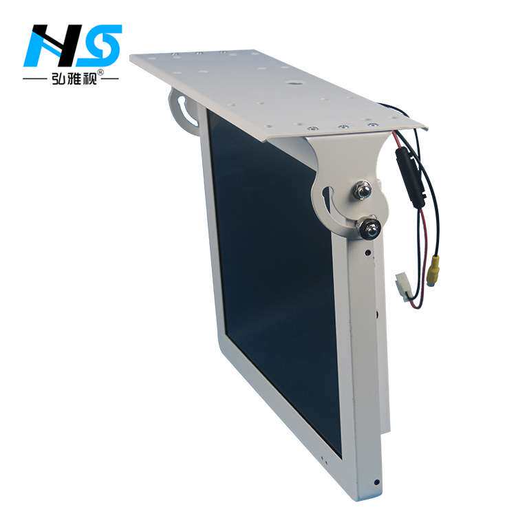 车载显示器高清广告屏17寸19寸22寸车用led显示屏折叠式车载电视