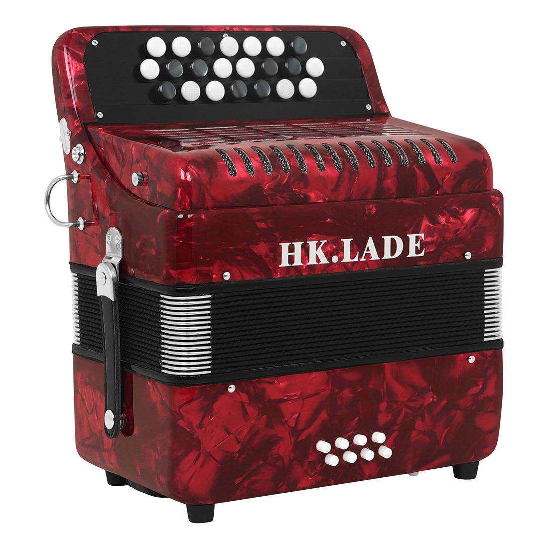 22键8贝斯手风琴学生初学者成人演奏键钮式巴扬手风琴键盘乐器琴