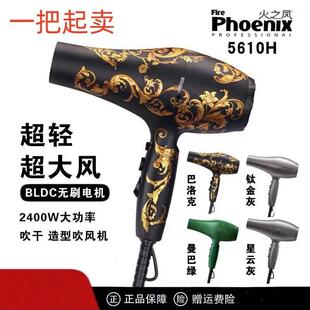 火之凤5610H无刷电吹风机理发店专用发型师大功率发廊大风力风筒