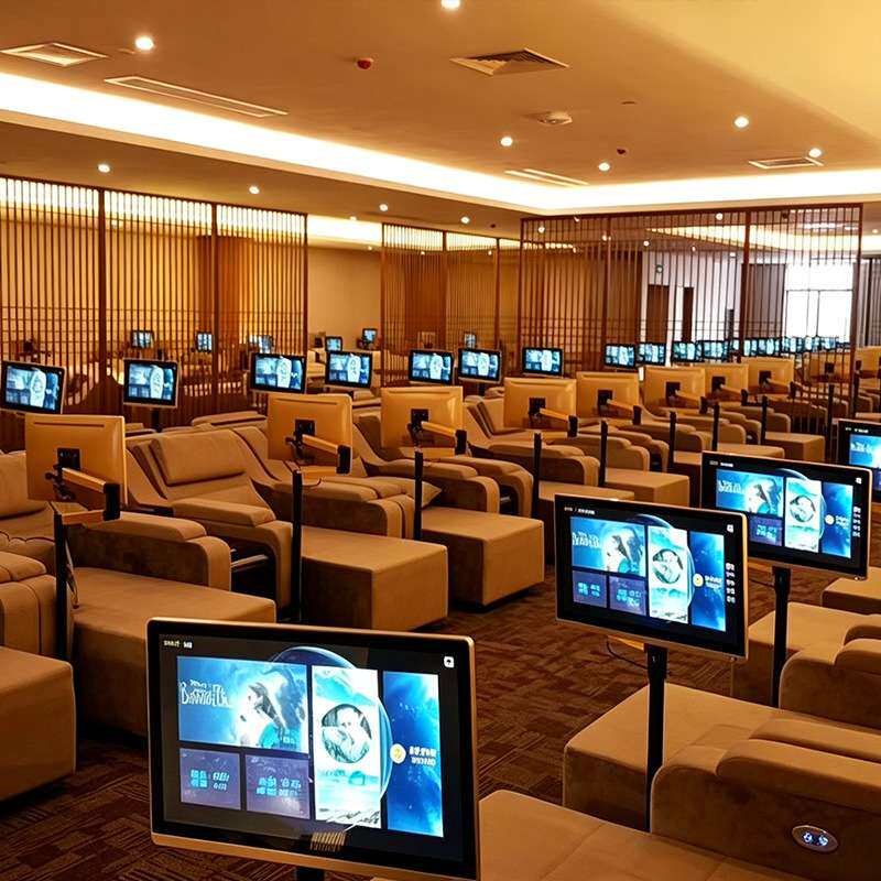洗浴休息沙发电动足浴按摩床躺椅足疗采耳桑拿洗浴中心休息沙发