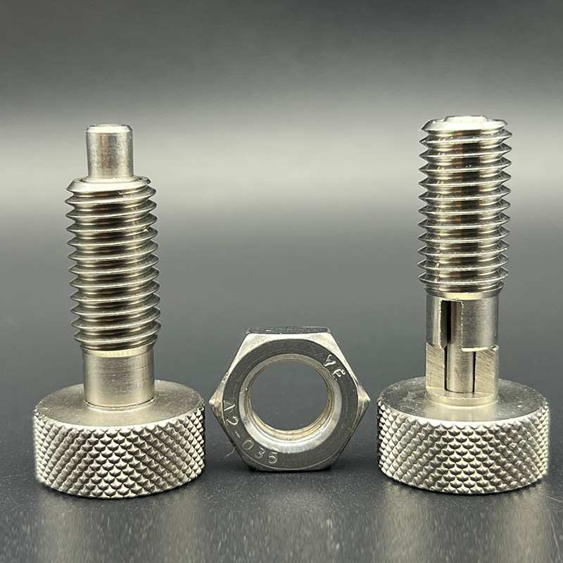 螺栓带聚氨酯限定位螺丝外六角SUST/PSST3/4/5/6/8/10/1缓冲抗震