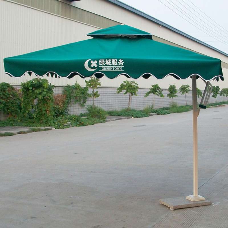 厂家供应遮阳单边伞庭院小区物业岗亭伞庭院侧立伞户外露天太阳伞