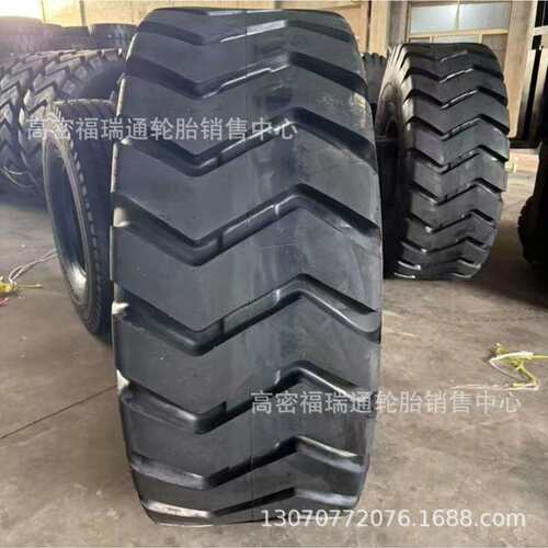 玲珑60铲车装载机轮胎26.5-25 LL25波浪花纹斜交充气工程轮胎