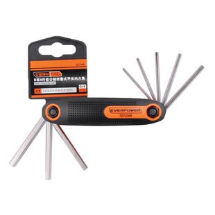 内六角 EVER 8件套公制折叠式 艾威博尔 301248 POWER