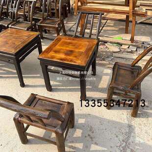市井风火锅桌椅商用复古怀旧民俗老物件地摊烧烤米线八仙桌老桌子