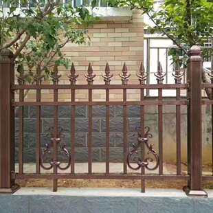 中式铝合金围栏 阳台护栏 简约户外铝合金庭院围栏别墅院墙栅栏