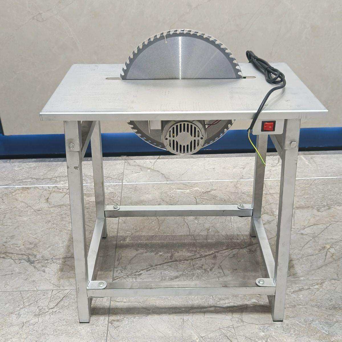 锯柴机家用电锯工地锯板圆盘锯一体锯带电机台锯神器切割机台式