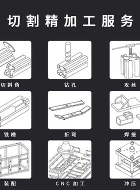 铝型材2040C铝合金型材铝合金方管铝管材欧标工业流水线框架
