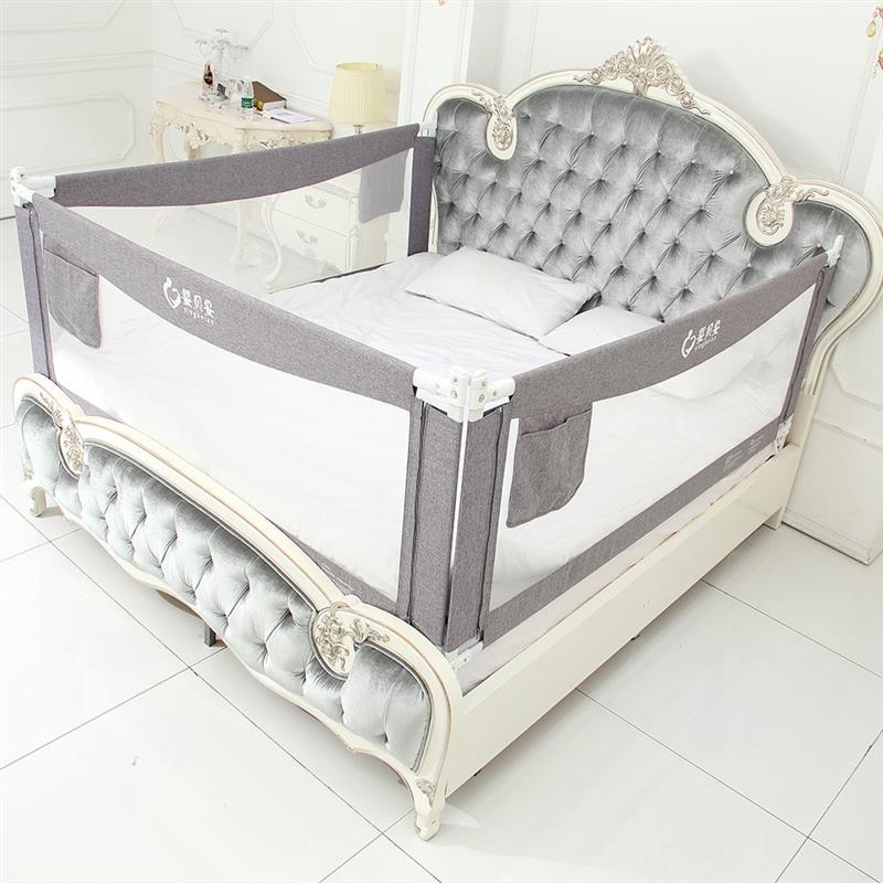 厂家2米1.8米大床挡板通用升降床围栏 可垂直升降防摔床护栏现货