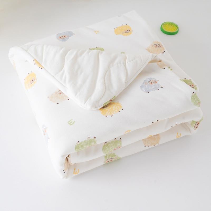 婴儿小被子纯棉A类宝宝盖被薄棉春秋季新生儿包被盖毯空调夏凉被