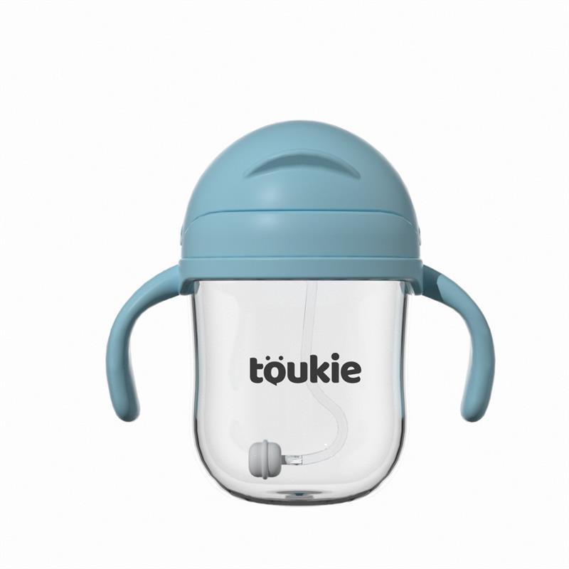 婴儿学饮杯幼儿园防漏防呛宝宝带手柄重力球儿童吸管水壶杯