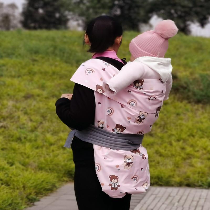 四川地区传统宝宝背巾婴幼儿老式背袋背带小宝宝外出背布四季通用