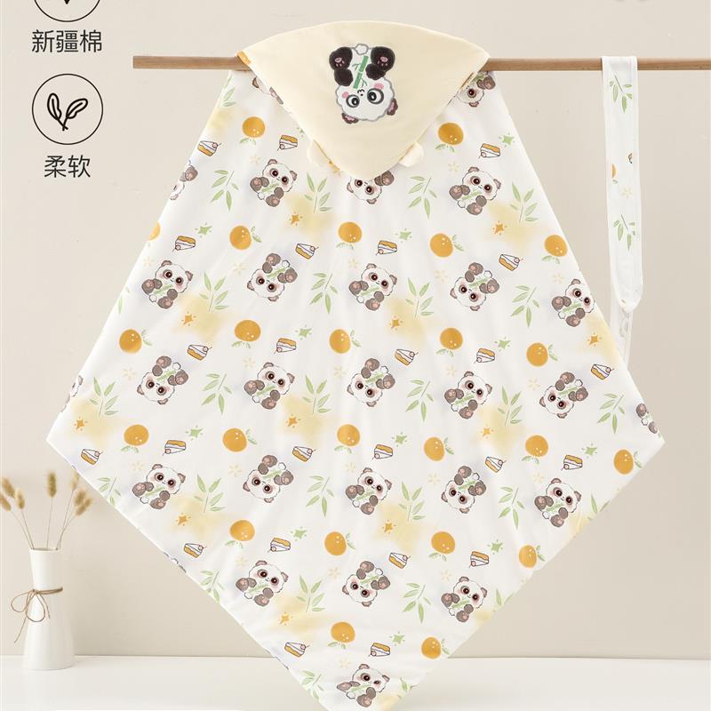 抱被a类纯棉200g夹棉新生儿产房包单秋冬季加厚襁褓初生婴儿包毯