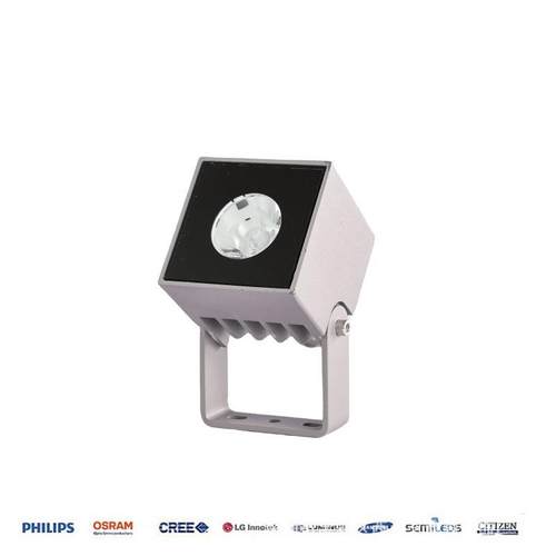 led小射灯户外防水3W暖黄红绿投光灯一束光七彩庭院地插草坪古建