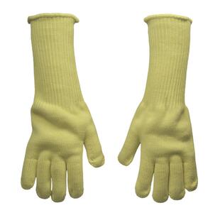 HTR海太尔0202防切割350度耐高温手套防烫隔热玻璃金属热加工加长